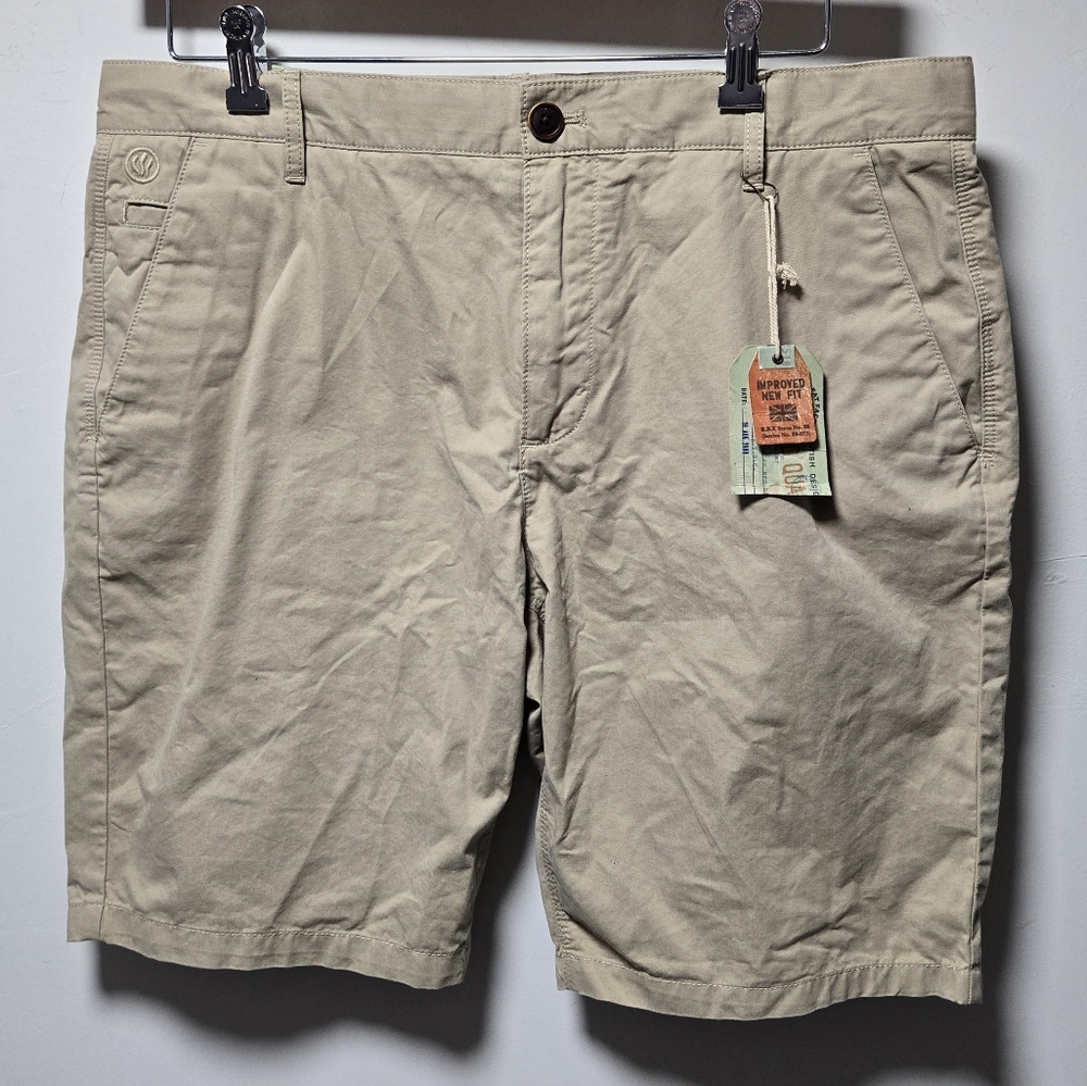 NWT FatFace Whitby Lightweight Chino Shorts Size 36 R Summer Casual Cotton